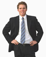 Businessman with White Teeth