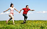 Being a happy couple in love helps with emotional stress
