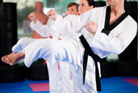 Martial Arts Training in the Gym