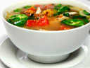 Spicy Pho Ga - Vietnamese Hot Chicken Soup - a natural common cold remedy